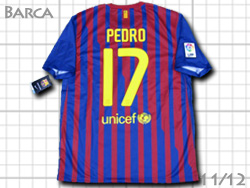 FC Barcelona 2011-2012 Home #17 PEDRO Qatar Foundation@oZi@z[@oT@yh@J^[c 419877