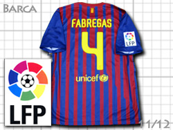 FC Barcelona 2011-2012 Home #4 FABREGAS Qatar Foundation@oZi@z[@oT@ZXNEt@uKX@J^[c 419877