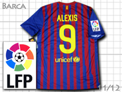 FC Barcelona 2011-2012 Home #9 ALEXIS Qatar Foundation@oZi@z[@oT@ANVXET`FX@J^[c 419877