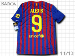 FC Barcelona 2011-2012 Home #9 ALEXIS Qatar Foundation@oZi@z[@oT@ANVXET`FX@J^[c 419877