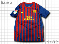 FC Barcelona 2011-2012 Home Qatar Foundation Kids　バルセロナ　ホーム　バルサ　子供用　ジュニア　カタール財団 419859
