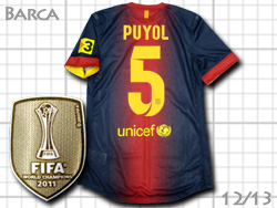 FC Barcelona Barca 2012/13 Home #5 PUYOL@oZi@z[@vW@oT@478323