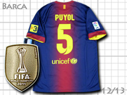 FC Barcelona Barca 2012/13 Home #5 PUYOL@oZi@z[@vW@oT@478323