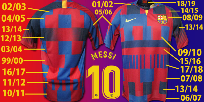 05/06 バルセロナ アウェイ  ユニフォーム #19 メッシ MESSI