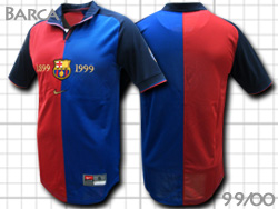 バルセロナ NIKE ユニフォームショップ 100周年モデル Barcelona Home ...