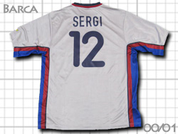 FC Barcelona 2000-2001 Away #12 SERGI@oZi@oT@AEFC@ZW