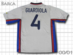 FC Barcelona 2000-2001 Away #4 GUARDIOLA@oZi@oT@AEFC@OAfBI