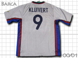 FC Barcelona 2000-2001 Away #9 KLUIVERT@oZi@oT@AEFC@NCt@[g