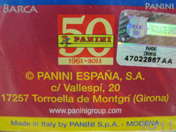 Panini FC Barcelona Stecker 2010/2011@pj[j@XebJ[@FCoZi