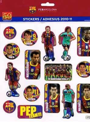 Panini Stickers FC BARCELONA@pj[j@XebJ[@FCoZi