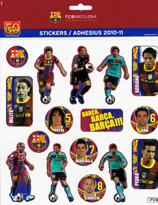 Panini Stickers FC BARCELONA@pj[j@XebJ[@FCoZi