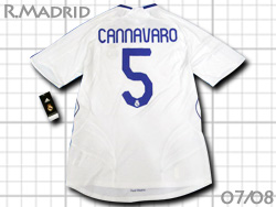 real madrid 2007-2008 home #5 CANNAVARO@A}h[h@z[@t@rIEJio[