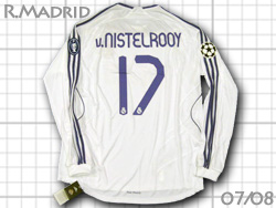 real madrid 2007-2008 home CL v.NISTELROOY