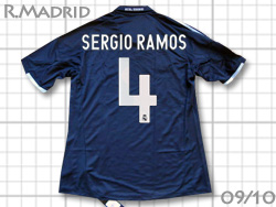 Real Madrid 2009-2010 Away #4 SERGIO RAMOS@A}h[h@AEFC@ZqIEX