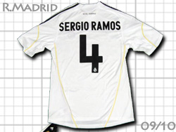 Real Madrid 2009-2010 Home #4 SERGIO RAMOS@A}h[h@z[@ZqIEX