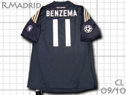 Real Madrid 2009-2010 3rd #11 BENZEMA@A}h[h@T[h@JEx[}