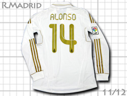 Real Madrid 2011-2012 Home #14 ALONSO adidas@A}h[h@z[@VrEA\@AfB_X