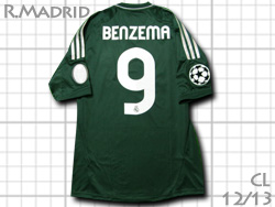 Real Madrid 12/13 3rd #9 BENZEMA adidas@A}h[h@T[h@JEx[}@110N@AfB_X