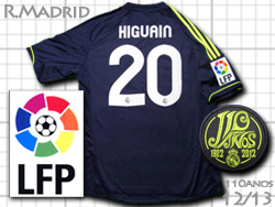 Real Madrid 12/13 Away #20 HIGUAIN adidas@A}h[h@AEFC@STECOAC@110N@AfB_X@X21992