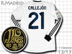 Real Madrid 12/13 Home #21 CALLEJON adidas@A}h[h@z[@JWFz@110N@AfB_X@W41762