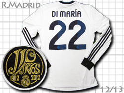 Real Madrid 12/13 Home #22 DI MARIA adidas@A}h[h@z[@fB}A@110N@AfB_X@W41762