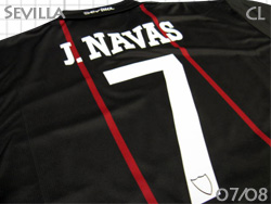 Sevilla FC 2007-2008 CL away　#7 J.NAVAS　ヘスス･ナバス　セビージャ　チャンピオンズリーグ　アウェイ