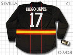 Sevilla FC 2007-2008 CL away #17 DIEGO CAPEL　ディエゴ･カペル　セビージャ　チャンピオンズリーグ　アウェイ
