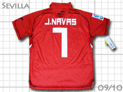Sevilla FC 2009-2010 3rd　#7 J. NAVAS　セビージャFC　セビリアFC　サード　ヘスス・ナバス