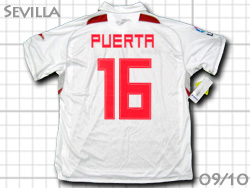 Sevilla FC 2009-2010 Home　#16 PUERTA　セビージャFC　セビリアFC　ホーム　アントニオ・プエルタ