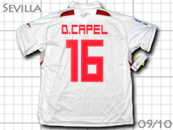 Sevilla FC 2009-2010 Home　#16 Diego Capel　セビージャFC　セビリアFC　ホーム　ディエゴ・カペル