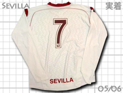 Sevilla FC 2005-2006 Home #7 SAVIOLA　セビージャ　サビオラ　実着用モデル