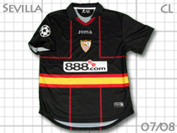 Sevilla FC 2007-2008 CL away　セビージャ　チャンピオンズリーグ　アウェイ