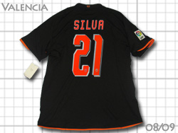 Valencia 2008-2009 Away #21 DAVID SILVA@oVA@AEFC@_rhEVo