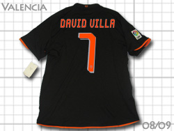 Valencia 2008-2009 Away #7 DAVID VILLA@oVA@AEFC@_rhErW