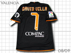 Valencia 2008-2009 Away #7 DAVID VILLA@oVA@AEFC@_rhErW