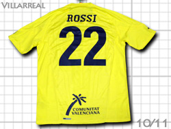 Villareal 2010-2011 Home #22 ROSSI@rWA@z[@W[byEbV