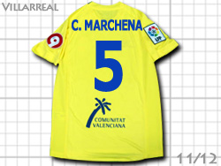 Villarreal CF 2011/2012 Home #5 C.MARCHENA Xtep@BWA@rWA@JXE}`Fi@z[