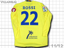 Villarreal CF 2011/2012 Home #22 ROSSI Xtep@BWA@rWA@W[byEbV@z[