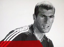 adidas FIFA mania poster ZIDANE