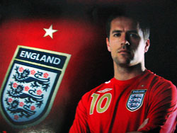 England 06 Away poster Owen