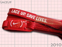 LACE UP SAVE LIVES NIKE red ナイキ・レッド 靴ひも