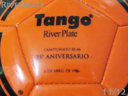 RiverPlate 25 Aniversario Tango ball adidas アディダス タンゴ リーベル リバープレート 5号球 25周年記念