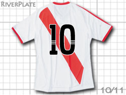 Riverplate 2010-2011 Home #10 ORTEGA adidas リーベル ホーム オルテガ アディダス まさかの2部降格