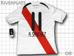 Riverplate 2008 Home #11 Alexis Sanchez adidas@o[v[g@[x@z[@ANVXET`FX@AfB_X