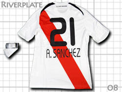Riverplate 2008 Home #21 Alexis Sanchez adidas@o[v[g@[x@z[@ANVXET`FX@AfB_X