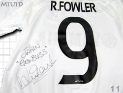 Muangthong United 2011 3rd #9 Robbie Fowler Autograph for Japan@AgiCebh@T[h@r[Et@E[@{ւ̃`eB[MTC胂f