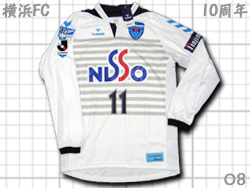 Yokohama FC 2008 Away Players' Issued 10th anniversary #11 KAZU@lFC@Ip@AEFC@10N@OYJY