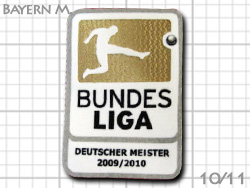 Bundes LIGA DEUTSCHER MEISTER 2009/2010　ブンデスリーガ　チャンプパッチ　ドイツマイスター　バイエルンミュンヘン