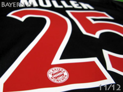 FC Bayern Munchen 2011/2012 3rd #25 MULLER　バイエルン・ミュンヘン　サード　ミュラー