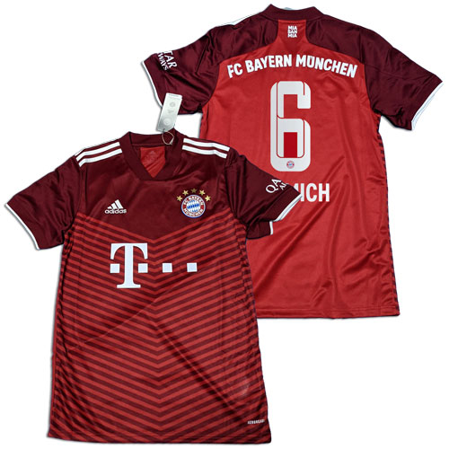 Bayern München 21/22 Home #6 Kimmich バイエルンミュンヘン　キミッヒ　ホーム adidas